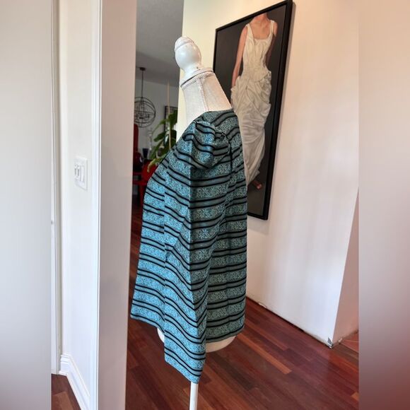 Givenchy Teal and Black Striped Blazer - Picture 5 of 7